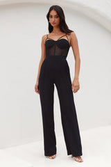 Mission To Party Jumpsuit Black