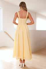 Sunlit Horizons Maxi Dress Yellow