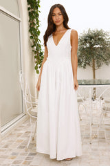 Love In The Maldives Maxi Dress White