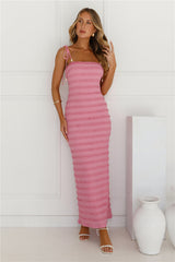 Palm Haven Maxi Dress Pink