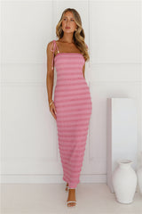 Palm Haven Maxi Dress Pink