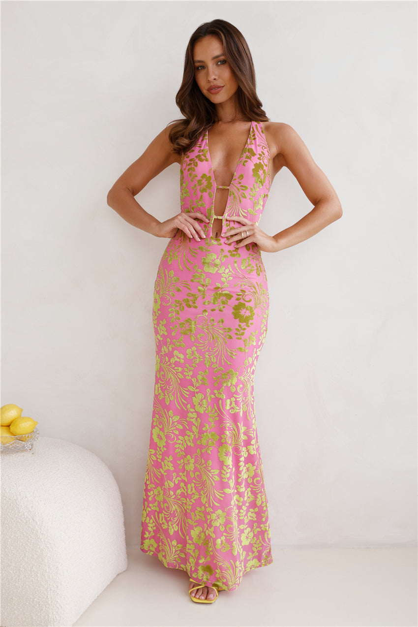 Pamalo Maxi Dress Pink