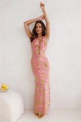 Pamalo Maxi Dress Pink