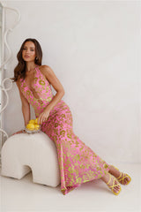 Pamalo Maxi Dress Pink