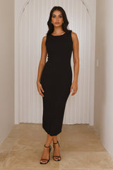 Everyday Fit Midi Dress Black