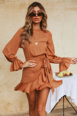 Hidden Figures Dress Tan