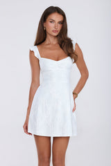 Cute Energy Mini Dress White