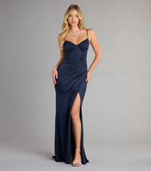 Gwen Glitter Corset Mermaid Formal Dress