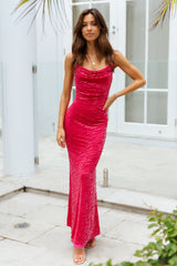 RUNAWAY LIONELL DRESS FUCHSIA ZEBRA