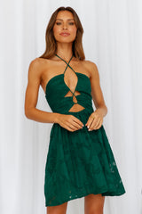 Forest Wanderer Dress Emerald