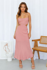 Reborn With You Midi Dress Blush