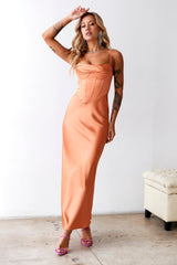 Show Off Girl Maxi Dress Orange