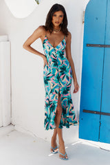 Aloha Honey Maxi Dress Blue