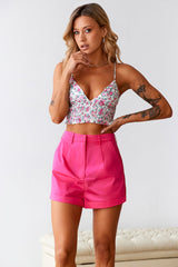 Blooming Blossom Crop Top Pink