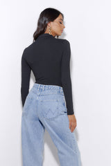 She's Proper Bodysuit Black