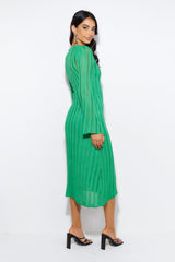 Washed Up Maxi Dress Green