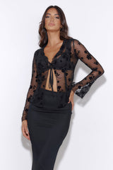 Show It Mesh Top Black