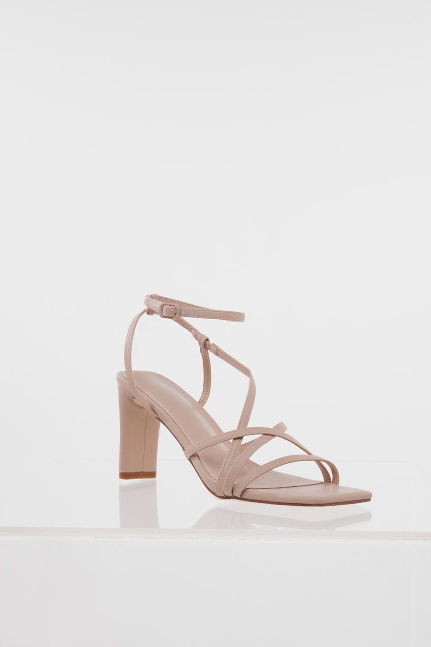 Out Till The Sunrise Heels Nude PU