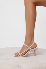 The Date Night Heels Nude Nubuck
