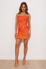 Best Of All Mini Dress Orange