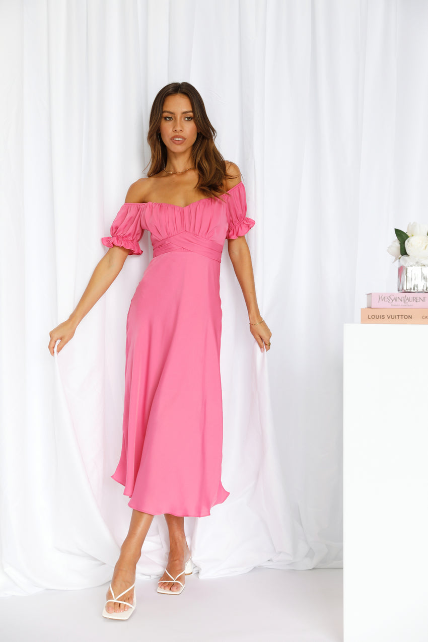 Sky Child Maxi Dress Hot Pink