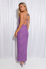 Feel The Attention Maxi Dress Purple