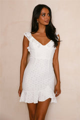 Playin Games Dress White