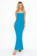 Romance Filled Maxi Dress Blue