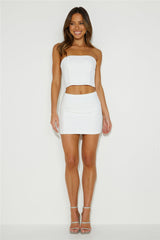 You Are Irresistible Crop Top White