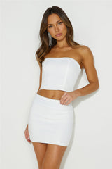 You Are Irresistible Crop Top White