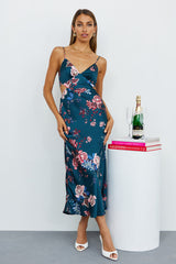Your Windy Days Midi Dress Blue