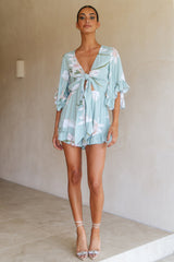 Airy Life Romper Sage