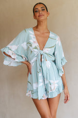 Airy Life Romper Sage