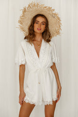 Army Of Two Romper White