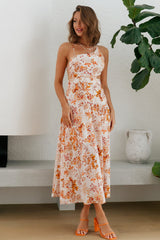 Step Step Maxi Dress Orange