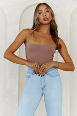 BASE Day To Night Longline Top Mocha