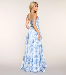Marielle Floral A-Line Formal Dress