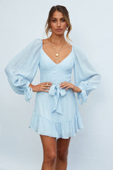 Macey Dress Steel Blue