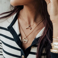 Andrea Zodiac Necklace - Leo