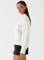 Charleston Knit Jumper - Off White