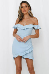Winks And Kisses Dress Blue