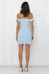 Winks And Kisses Dress Blue
