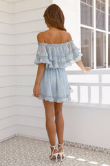 Sublime Times Dress Steel Blue